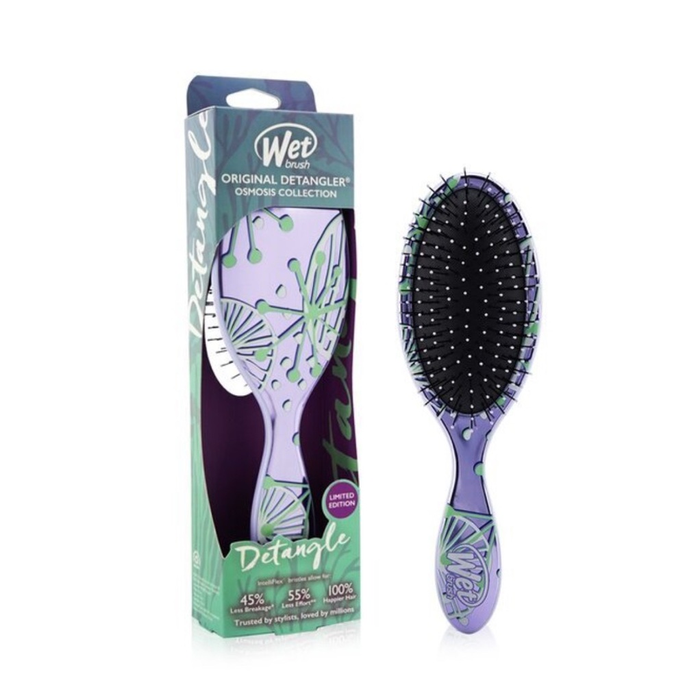 Wet Brush Original Detangler Osmosis Collection | Sparkling Sea Life Hair Brush